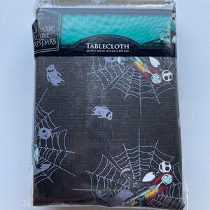 The Nightmare Before Christmas Jack and Sally on Webs Tablecloth